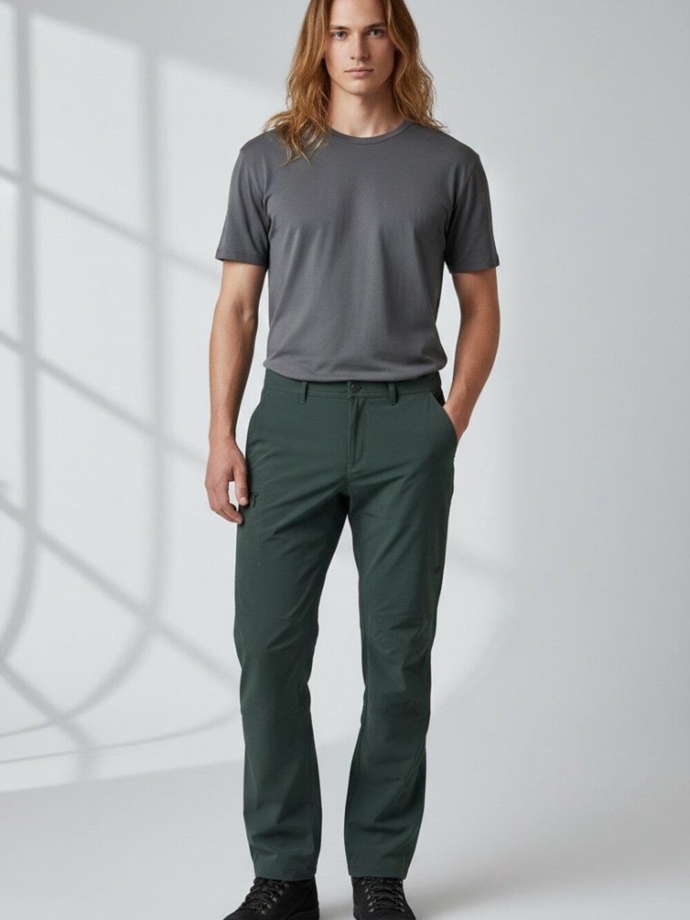 Outdoor Research Men's Hiking Pants Size 38 Olive Green Ripstop Nylon Cargo
